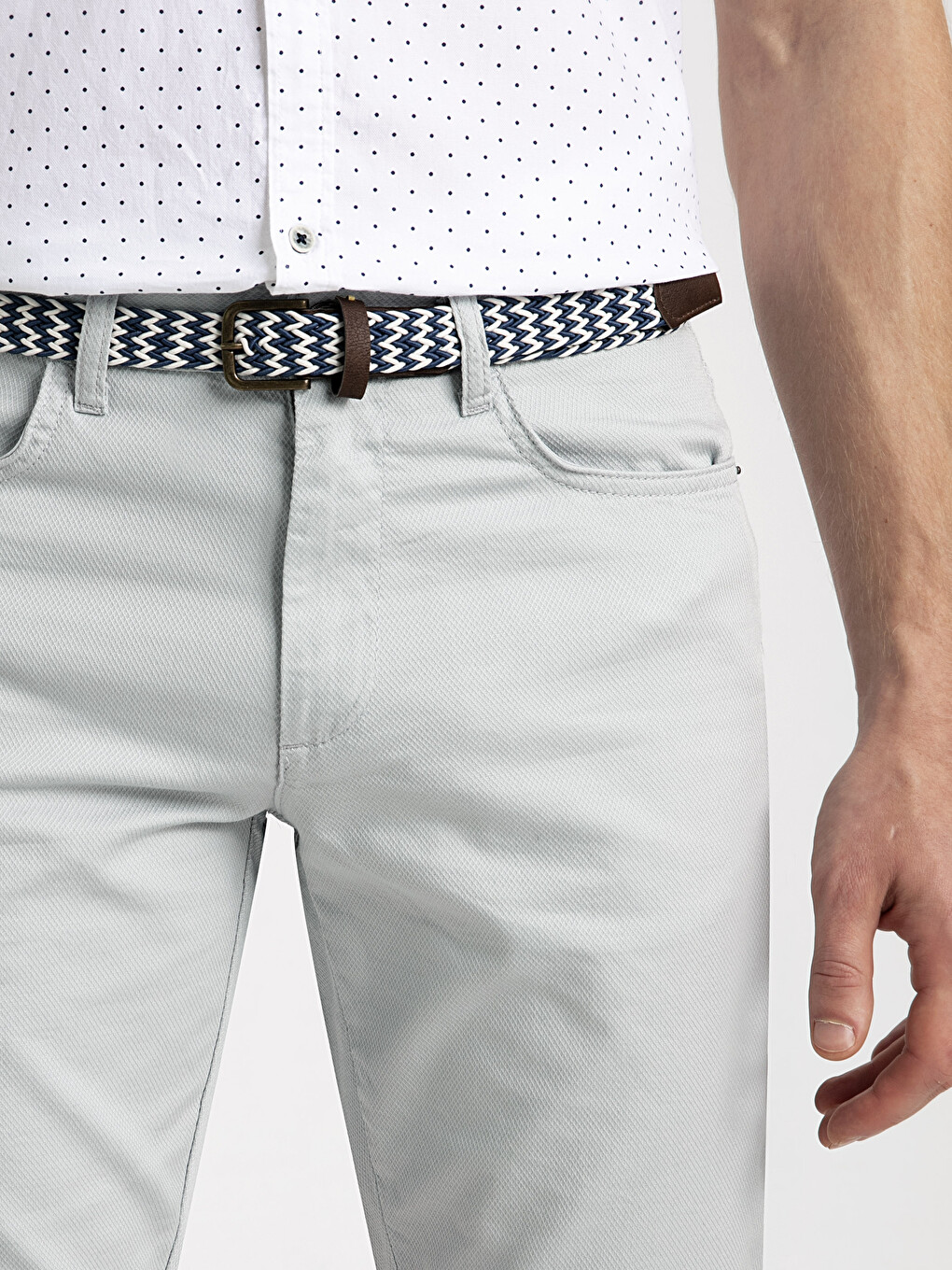 Man Grey Shorts-3