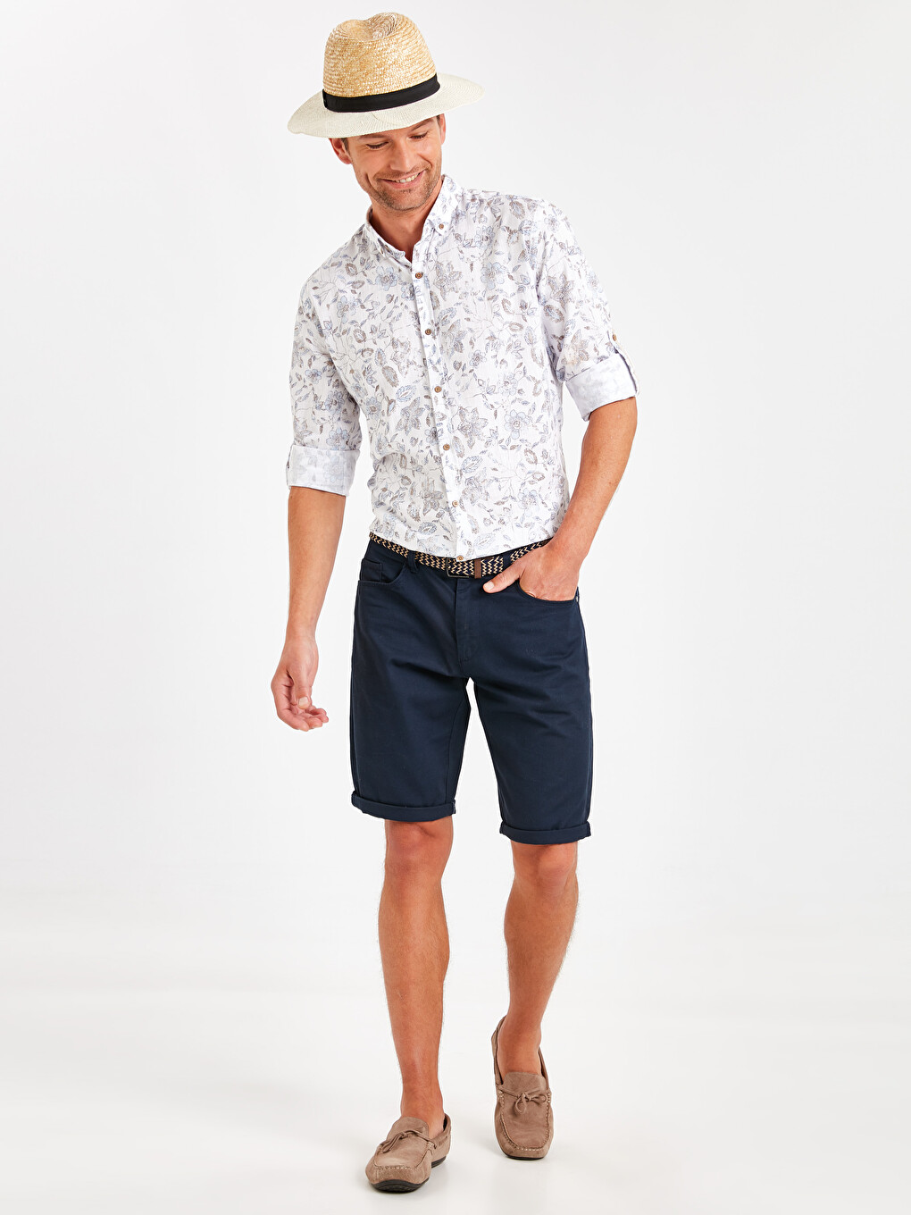 Man Navy Shorts