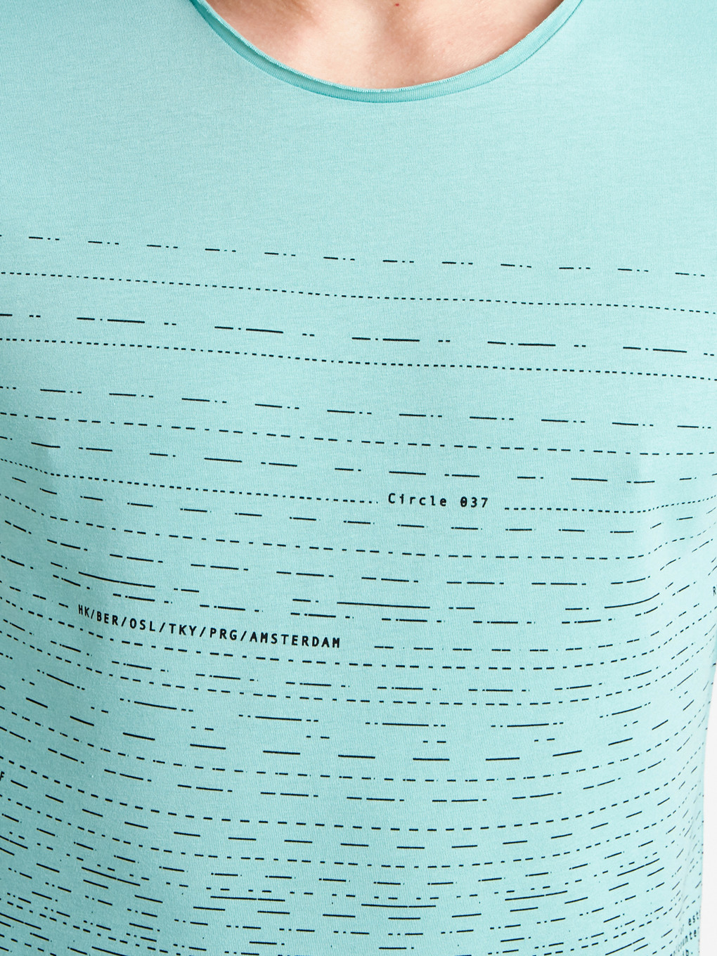 Mat Turkuaz Tişört-3