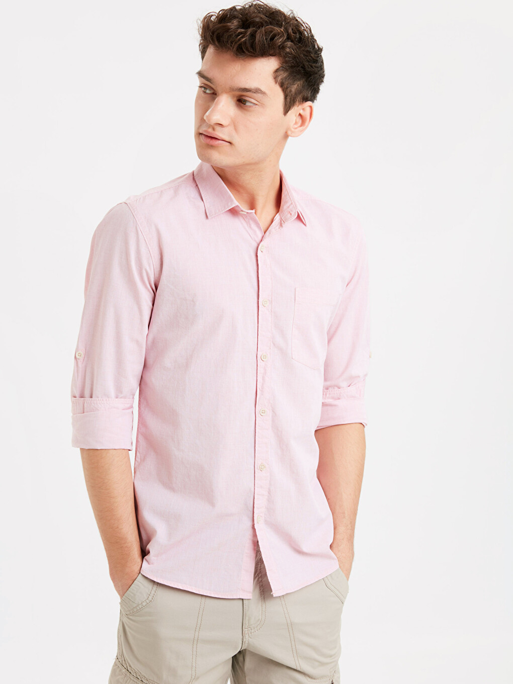 Man Pink Shirt
