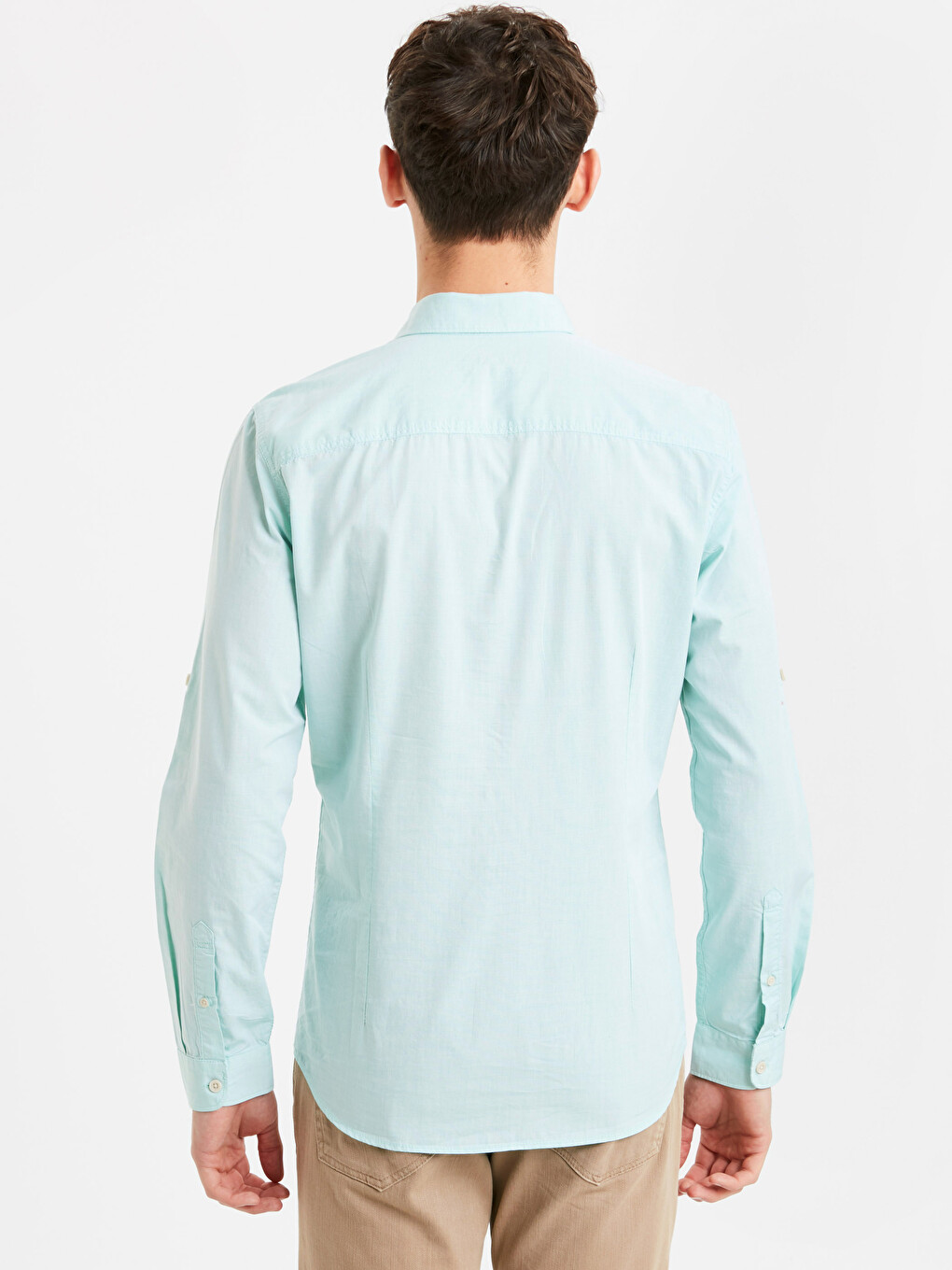 Man Green Shirt-1
