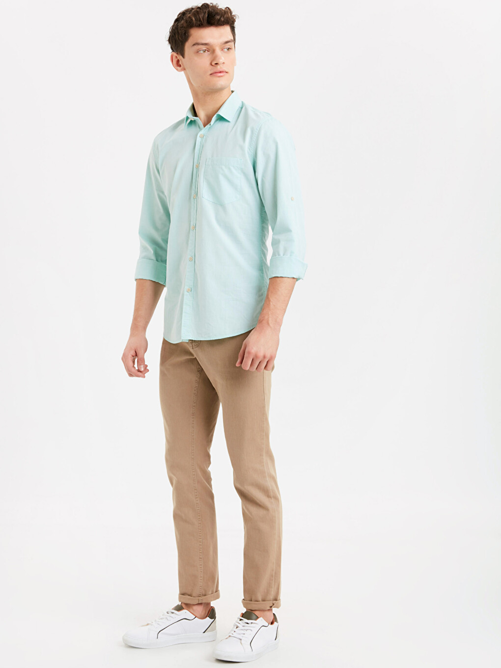 Man Green Shirt-2