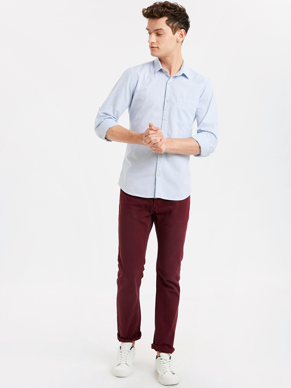 Man Blue Shirt-2