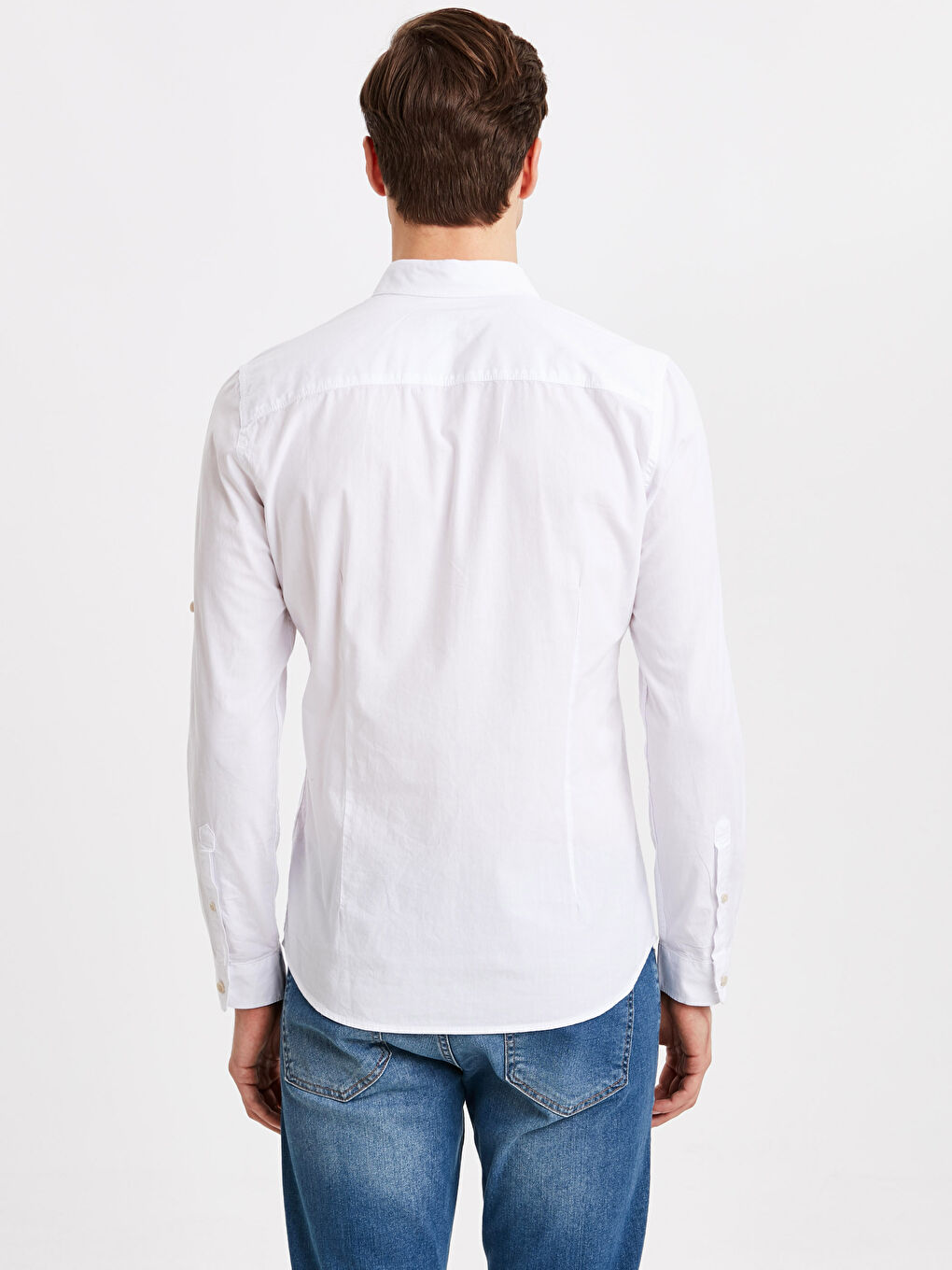 Чоловік БІЛИЙ Сорочка-1