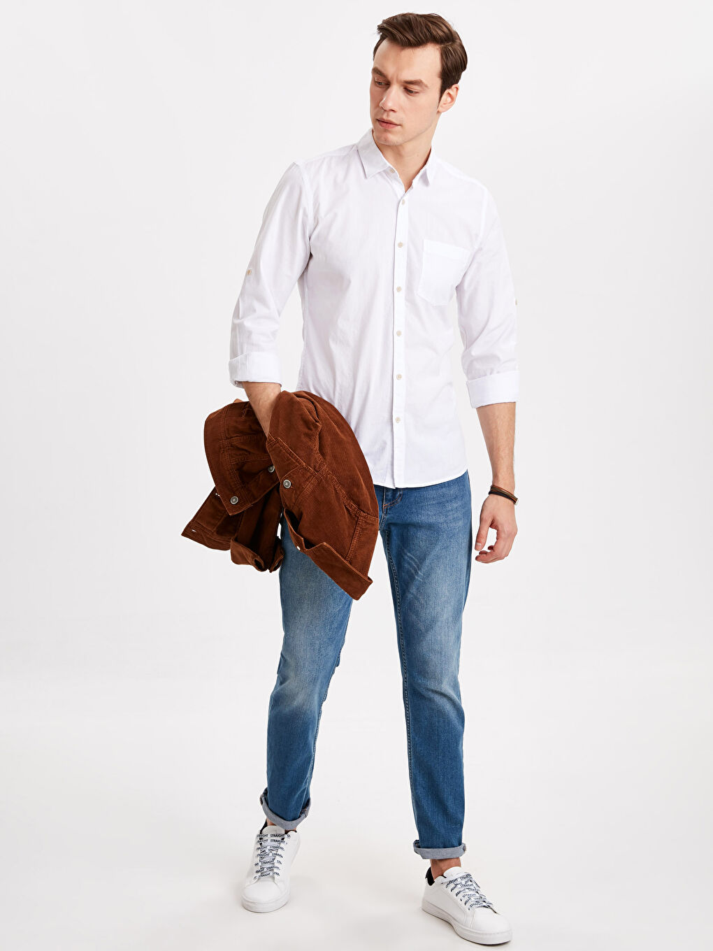 Чоловік БІЛИЙ Сорочка-2