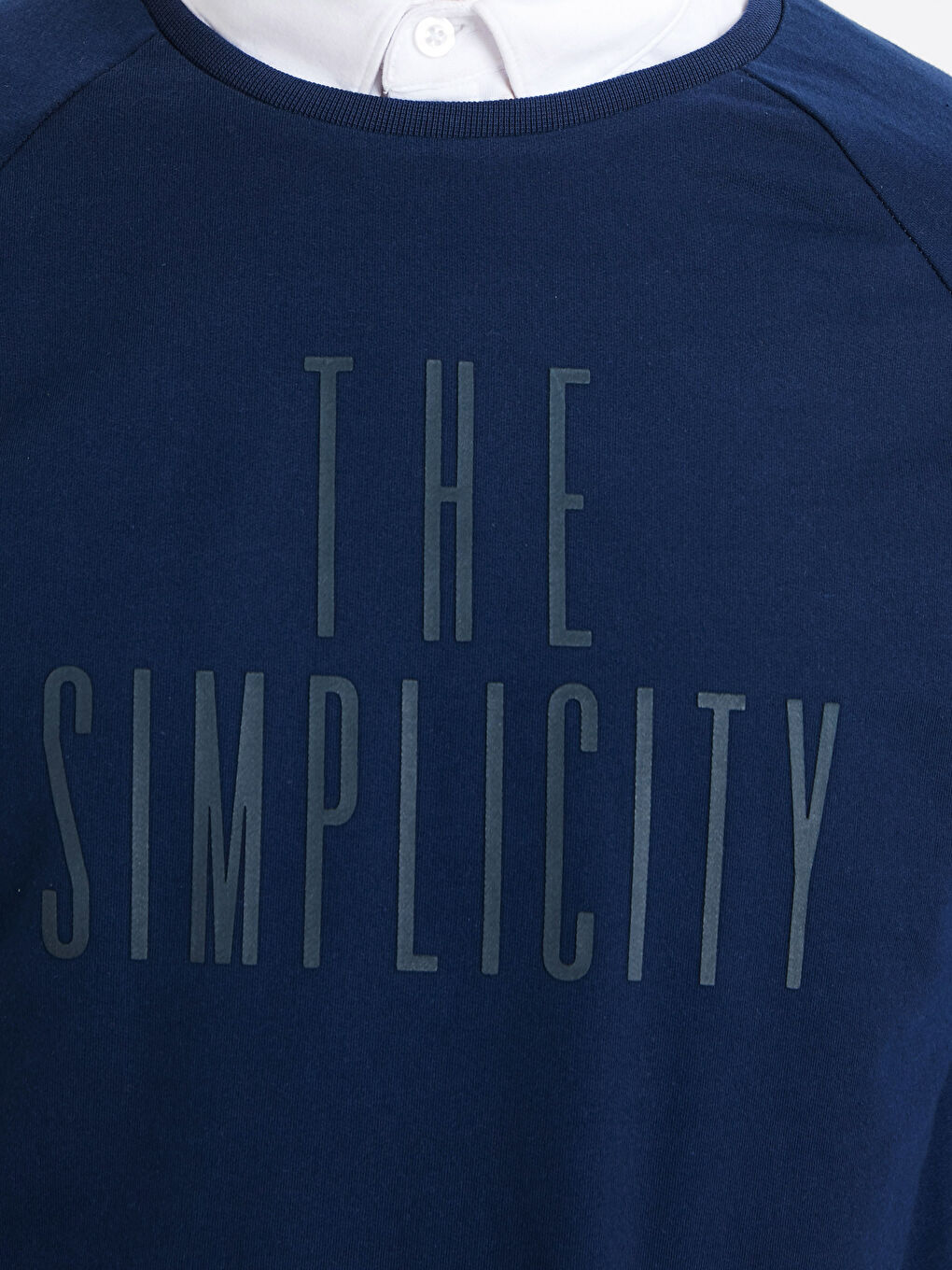 Lacivert Lacıvert Sweatshirt-3