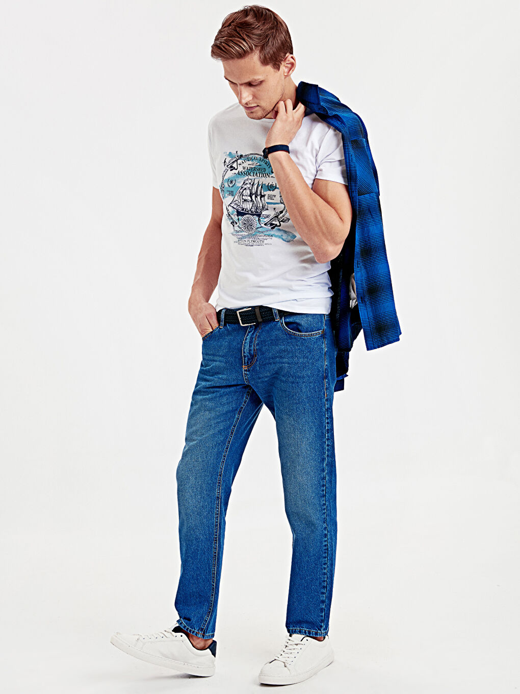 Optik Beyaz Tişört-2