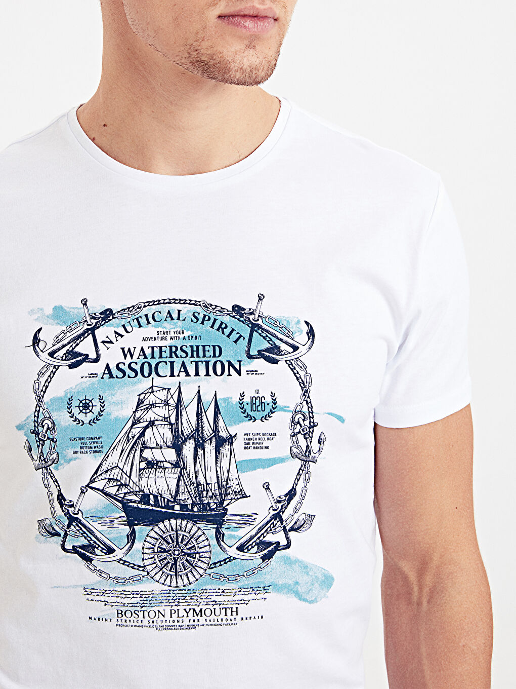 Optik Beyaz Tişört-3