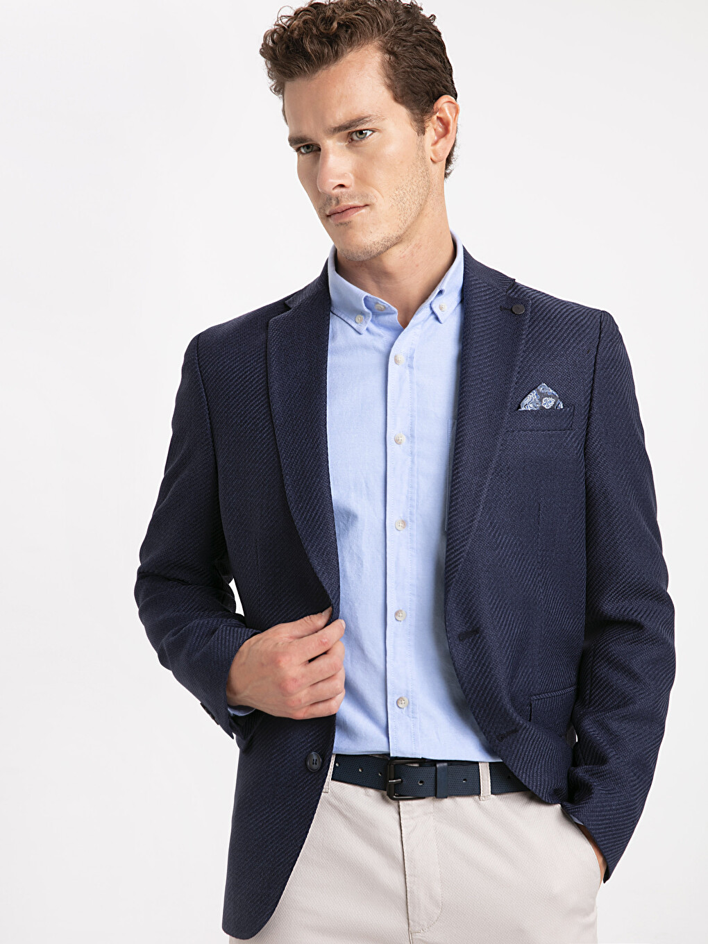 Sacou blazer Bleumarin Bărbat-1