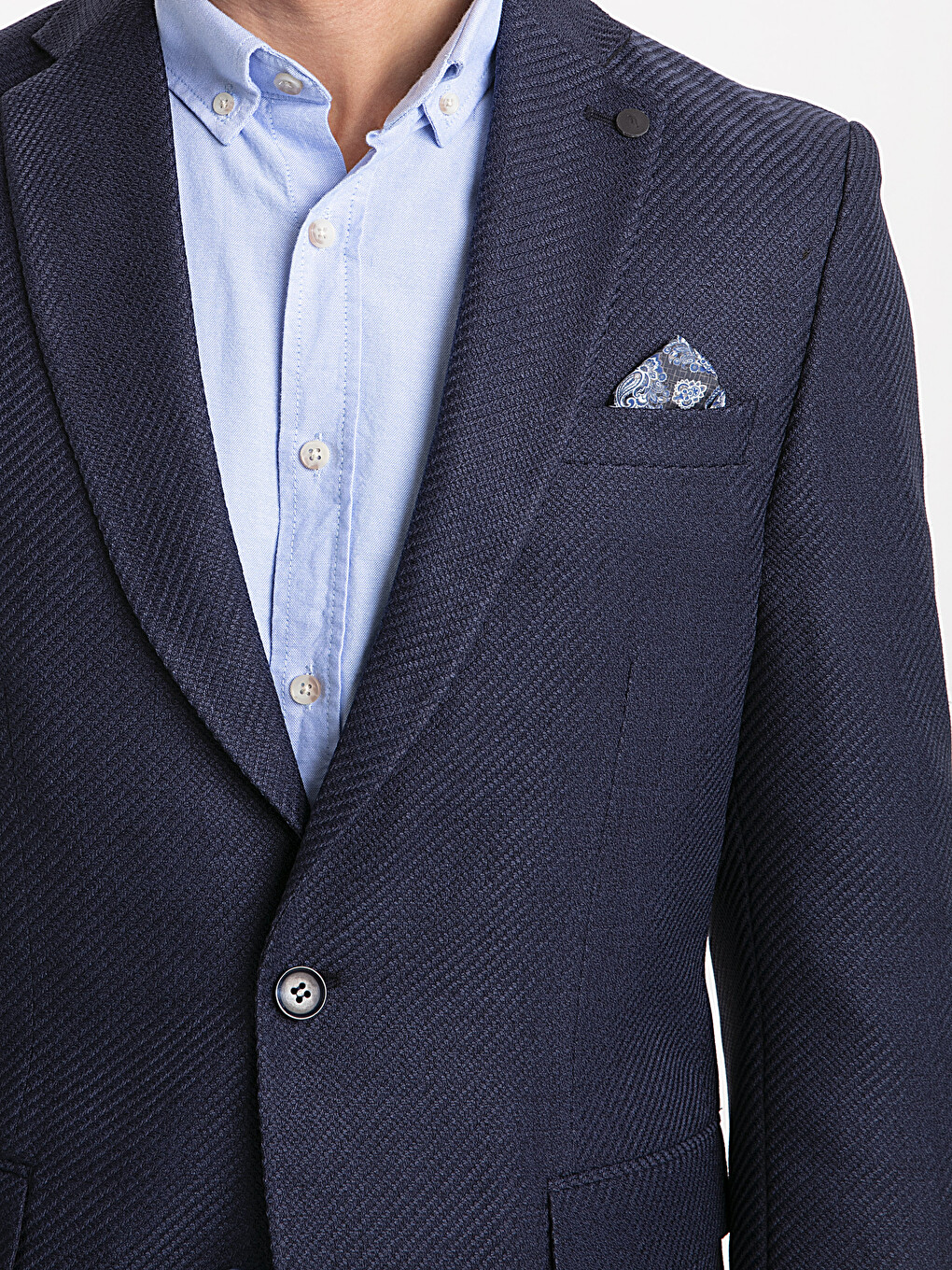 Sacou blazer Bleumarin Bărbat-4