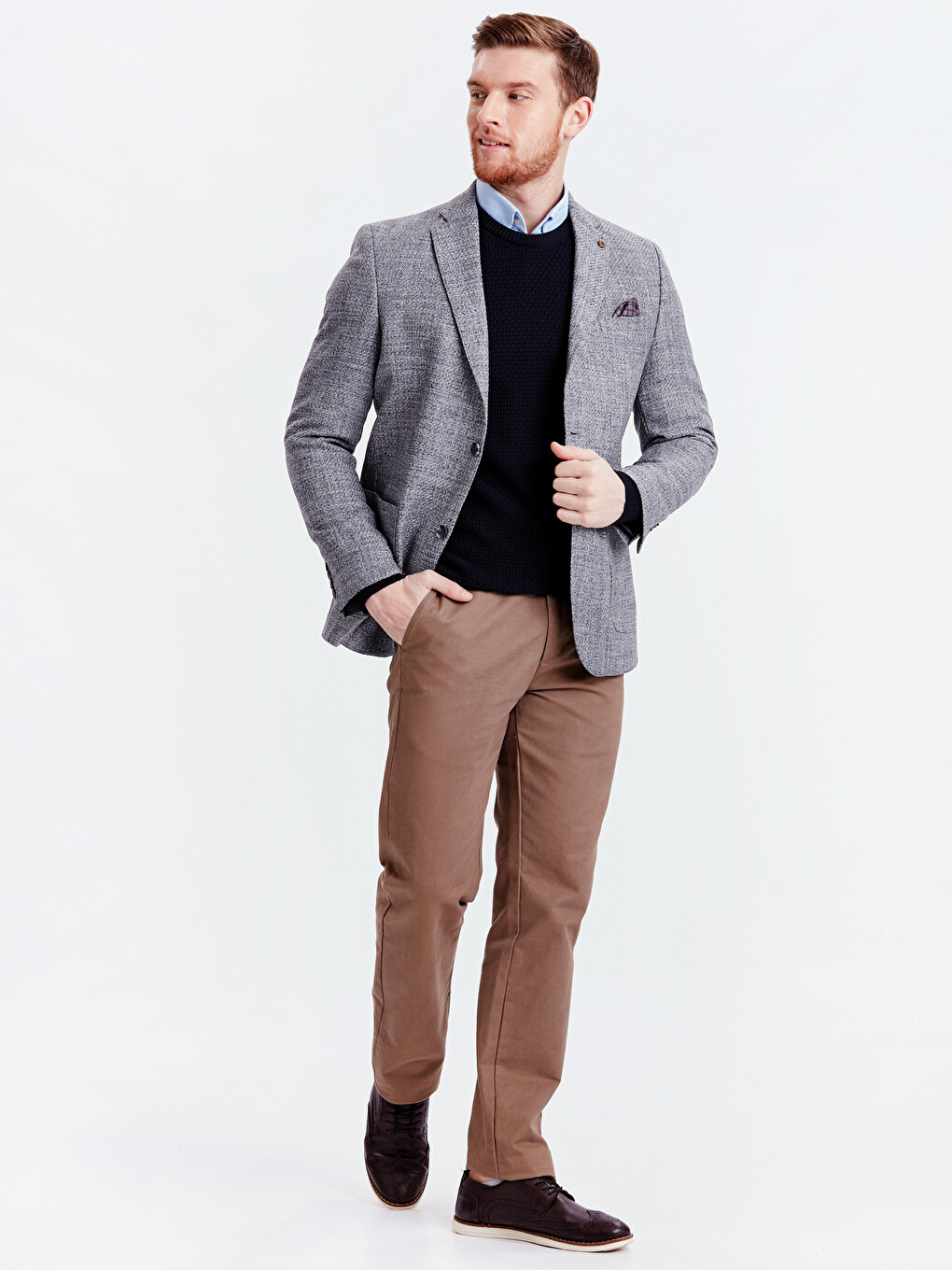 Sacou blazer Gri Bărbat-2