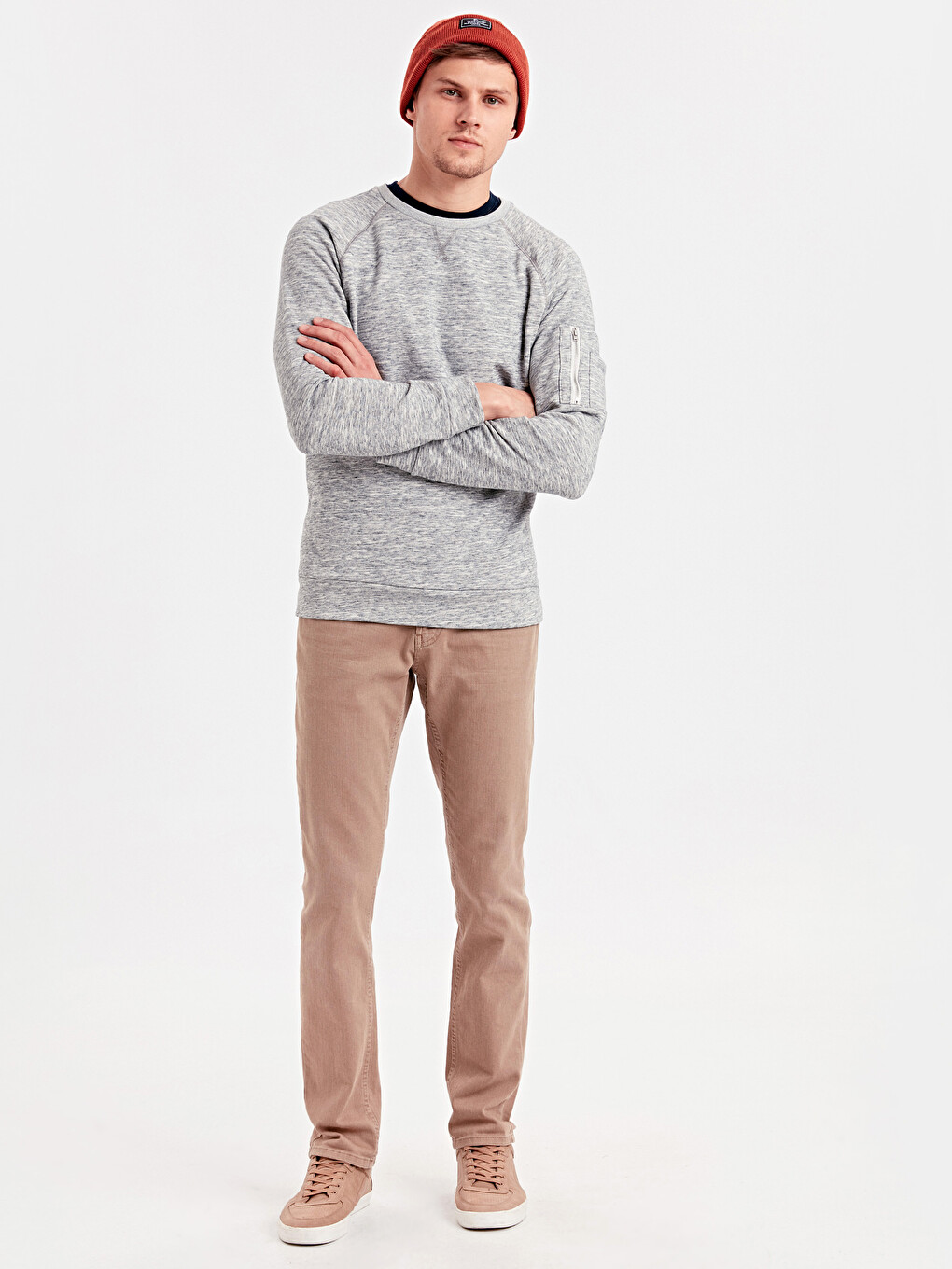 Man Grey Sweatshirt-2