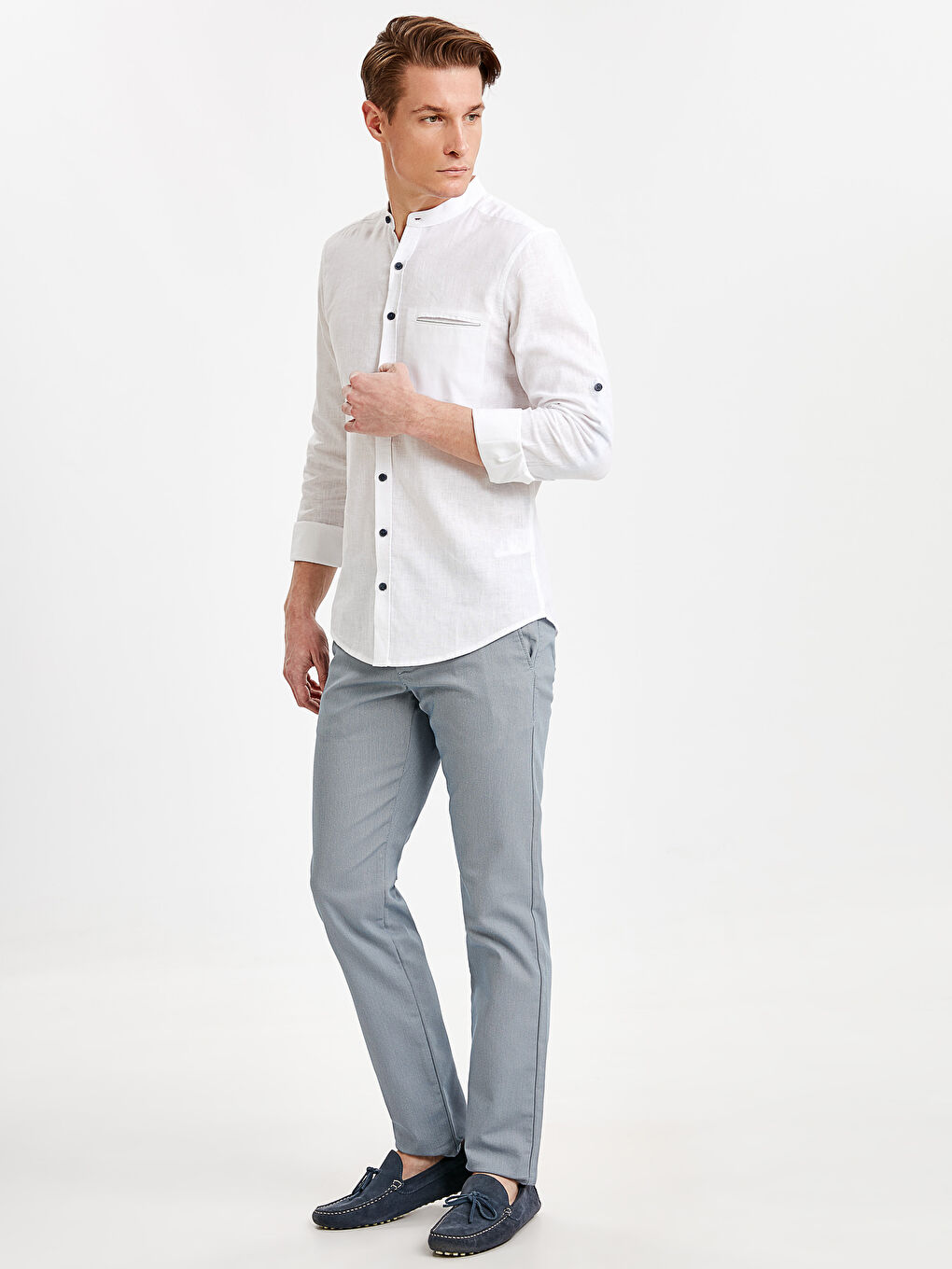 Man WHITE Shirt-2