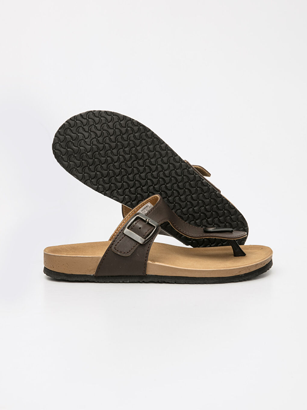 Мужчины Коричневый Тапочка-2