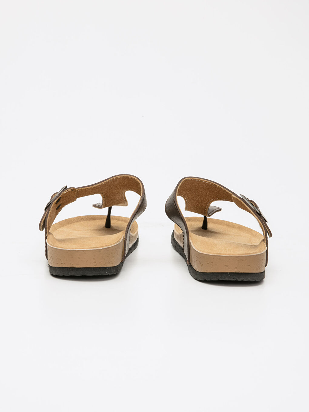 Мужчины Коричневый Тапочка-3