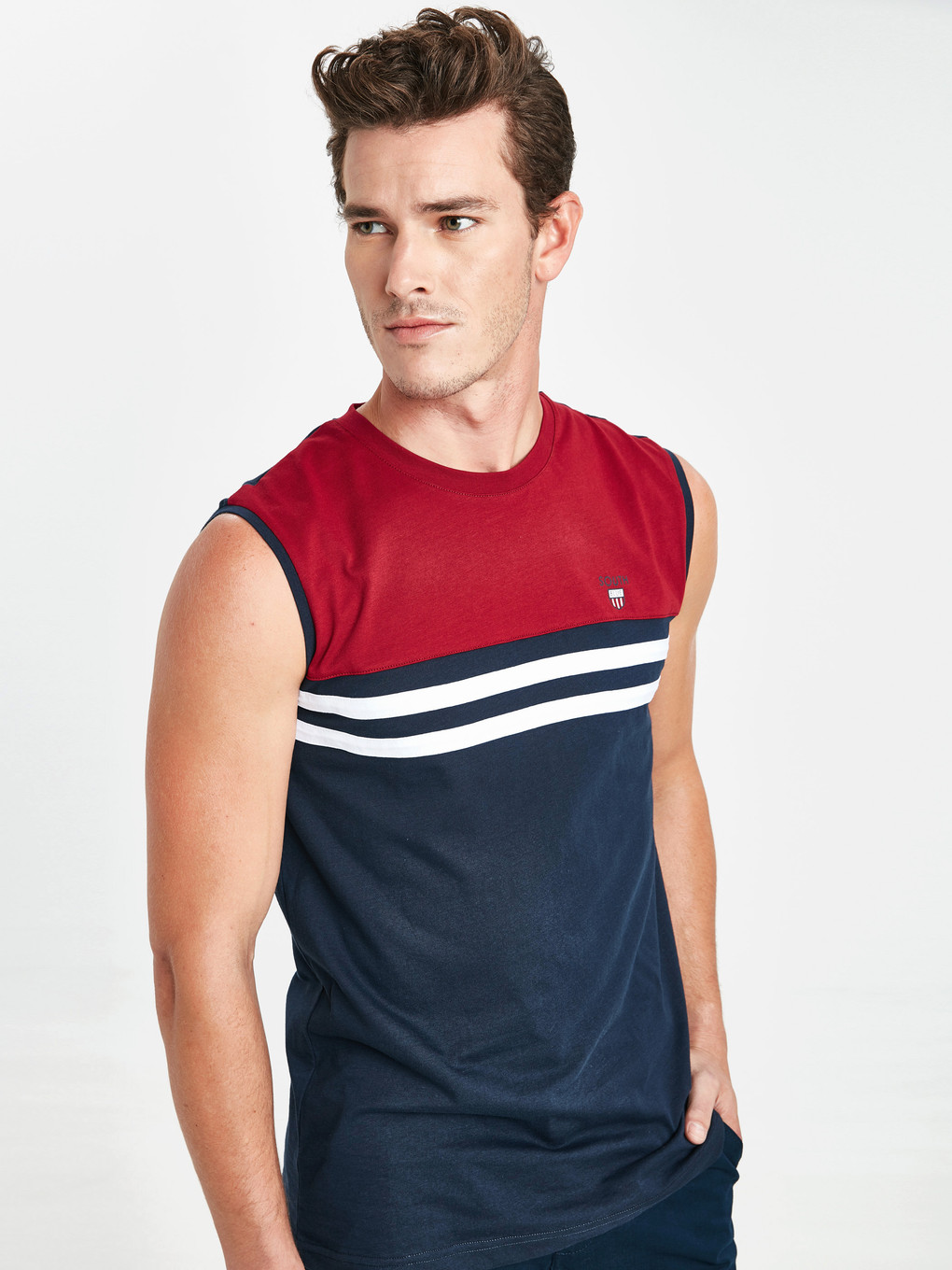 Derin Bordo Tişört-1
