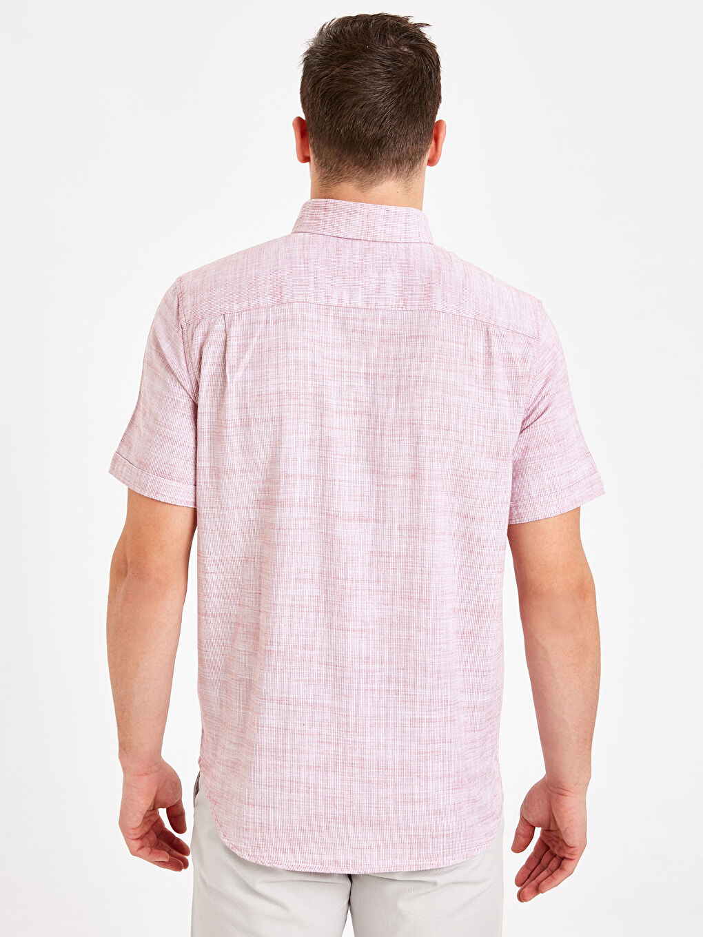 Regular Fit Short Sleeve Oxford Shirt-1