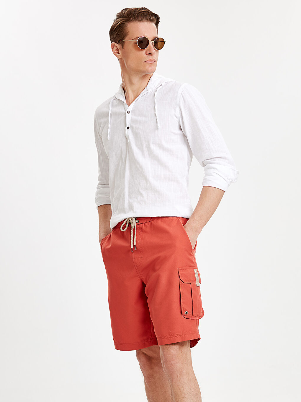 Knee-Length Swim Trunk