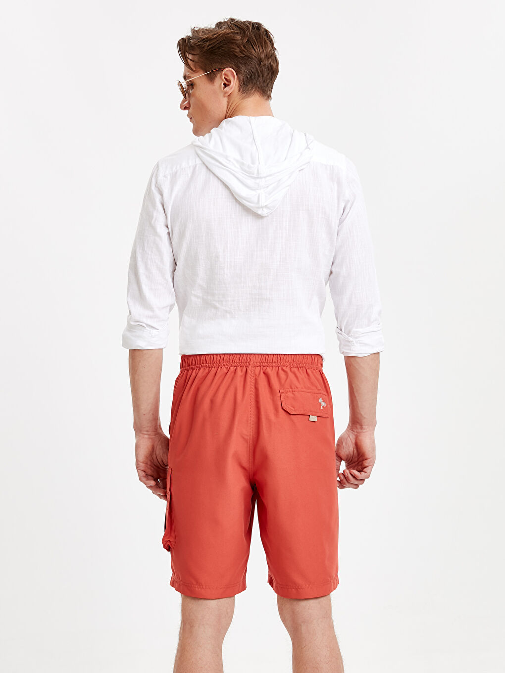 Knee-Length Swim Trunk-1