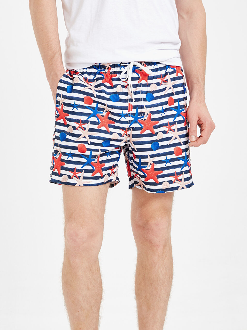 Printed Short Swim Trunk-2