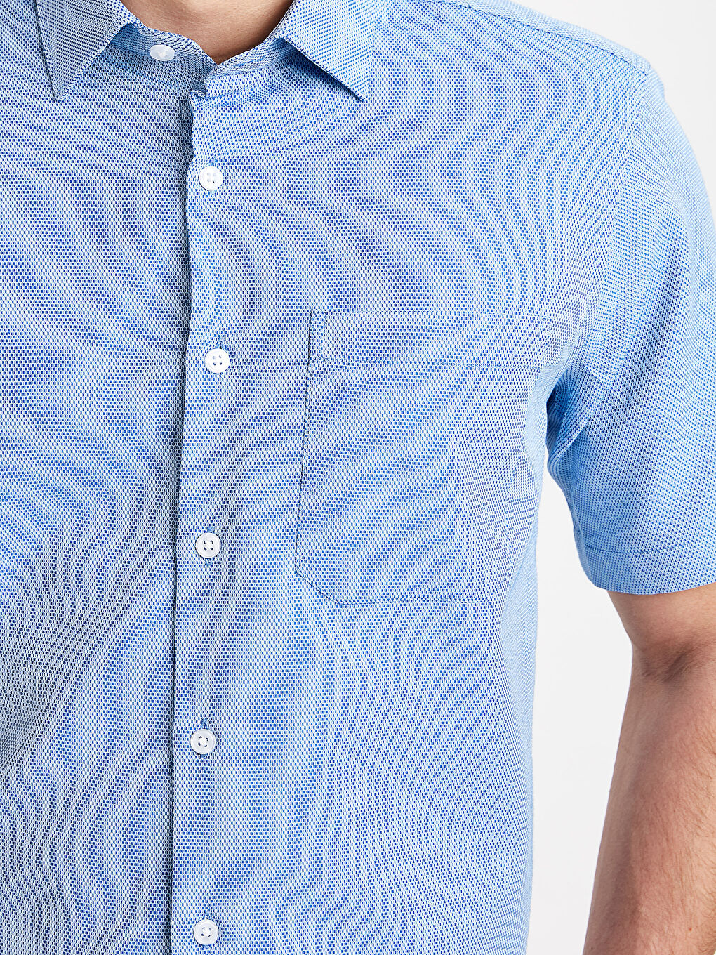 LCWAIKIKI Formal Man BLUE Shirt -9SH228Z8-CTS
