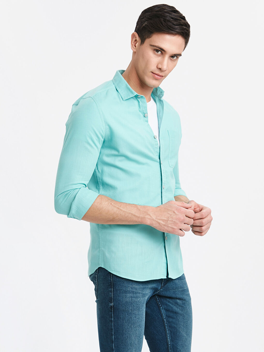 Man TURQUOISE Shirt