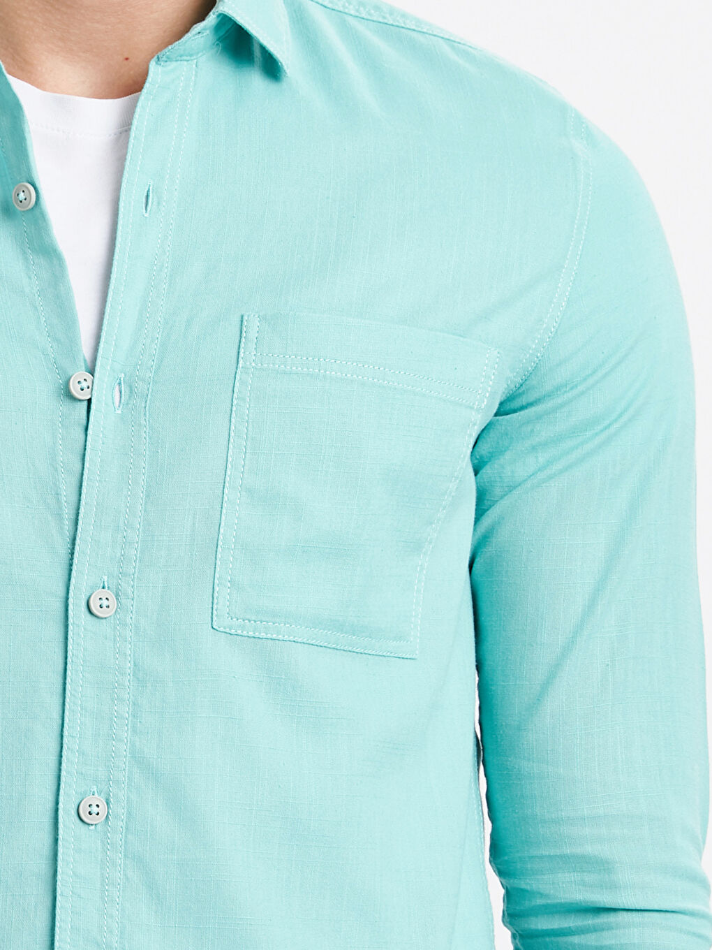 Man TURQUOISE Shirt-3