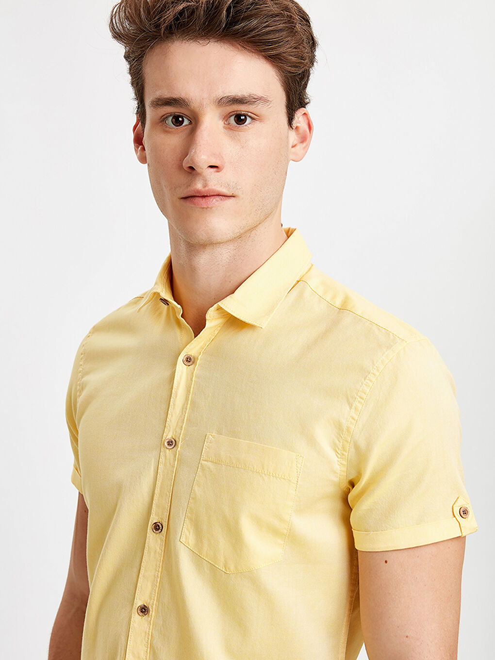 LC Waikiki Man YELLOW Shirt -9SH254Z8-CRK