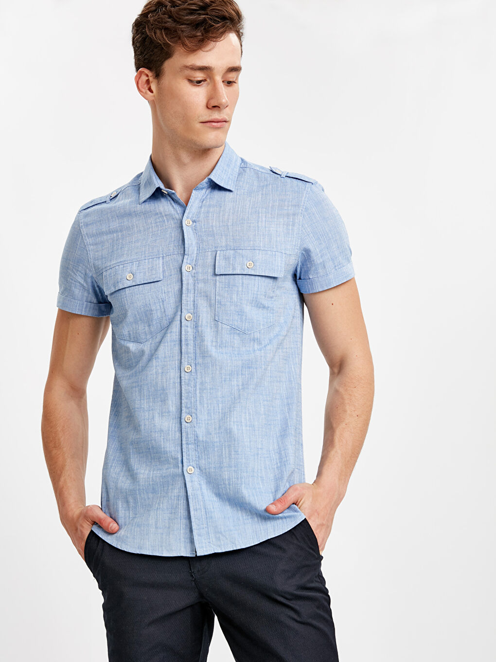 Man NAVY Shirt -9SH257Z8-CRP