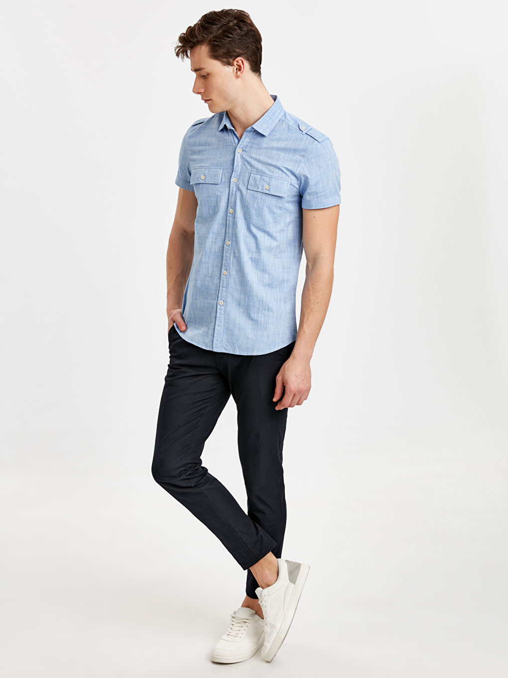 Man NAVY Shirt -9SH257Z8-CRP