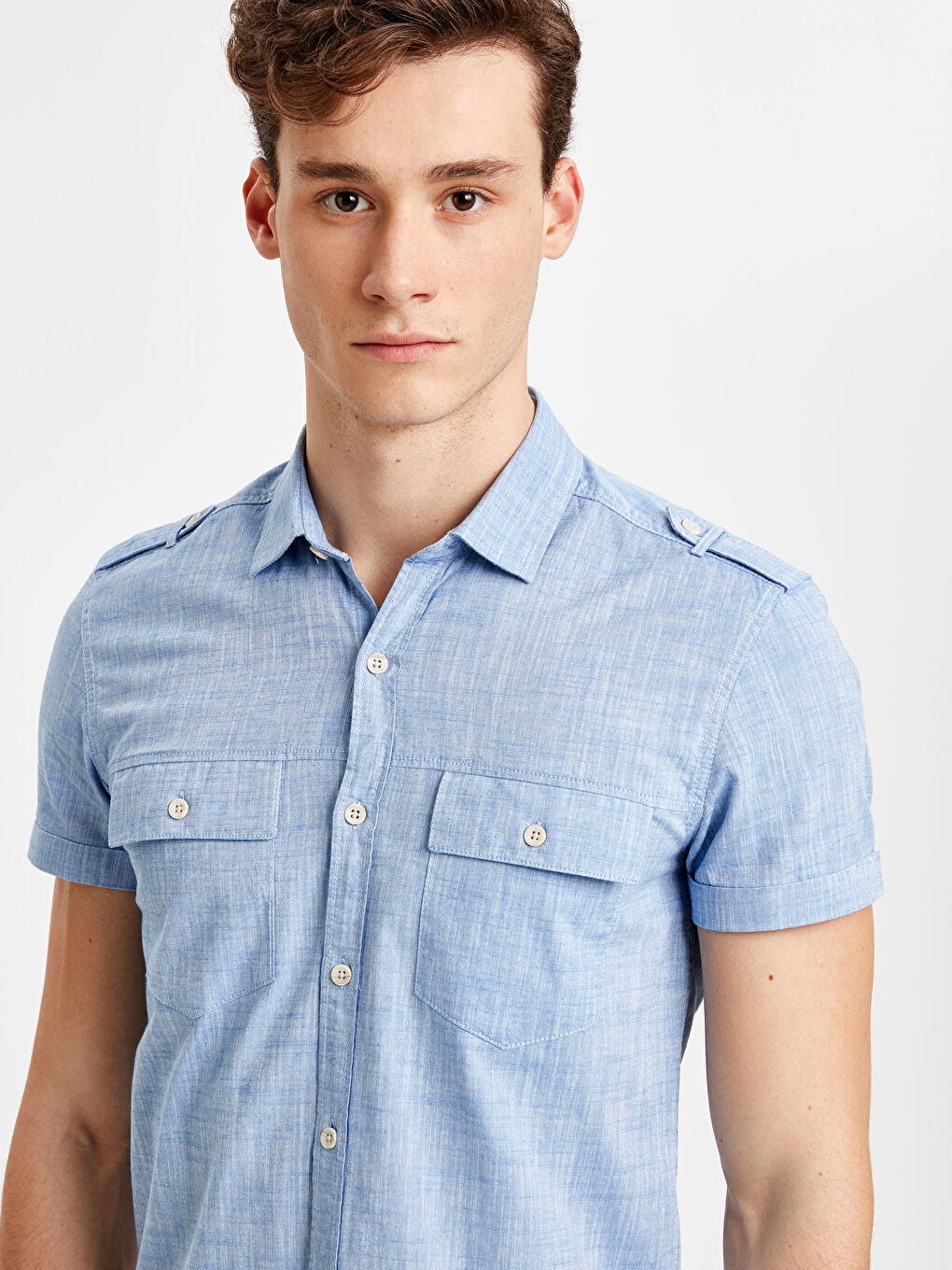Man NAVY Shirt -9SH257Z8-CRP