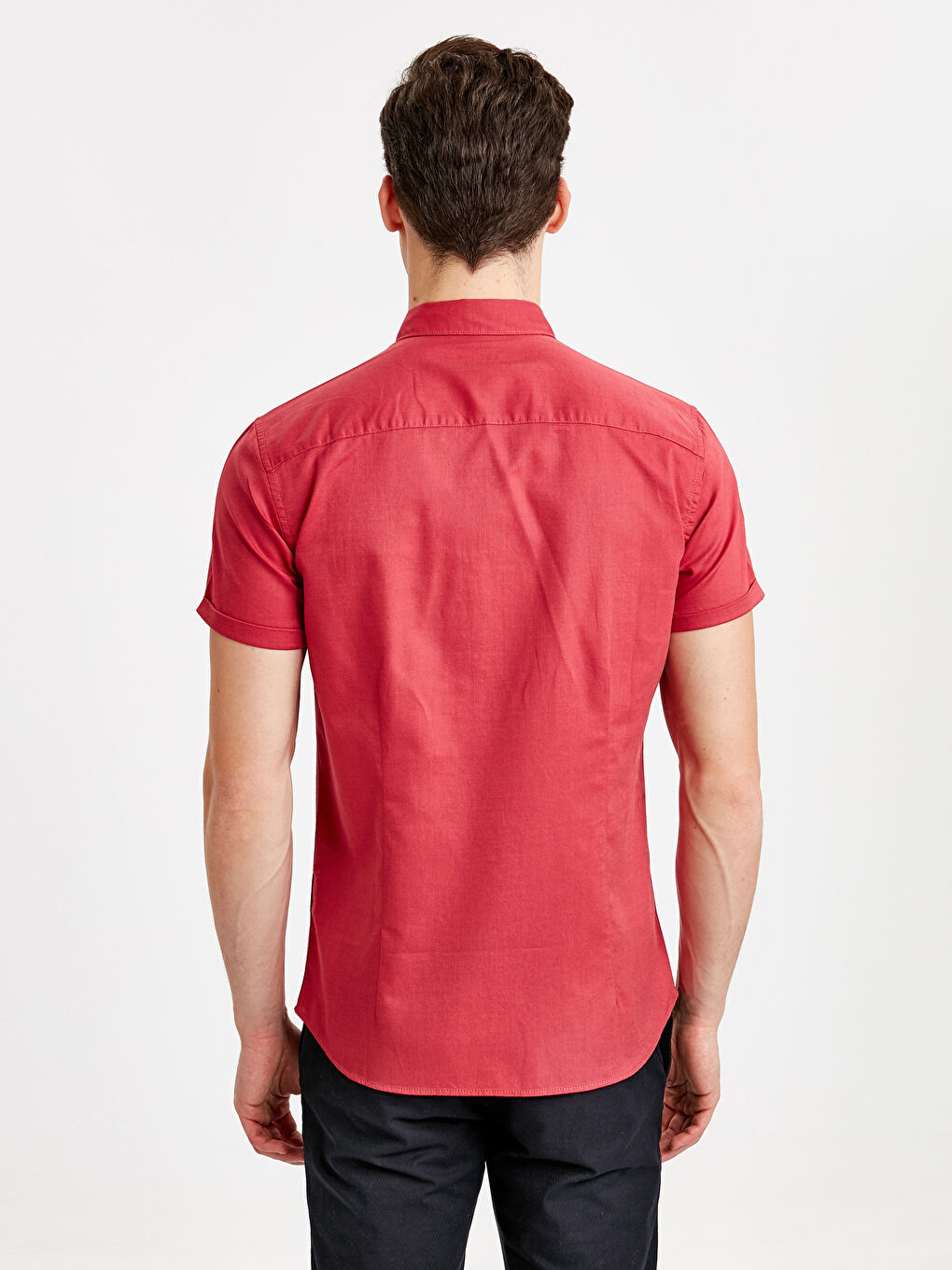 قميص أحمر رجل-2