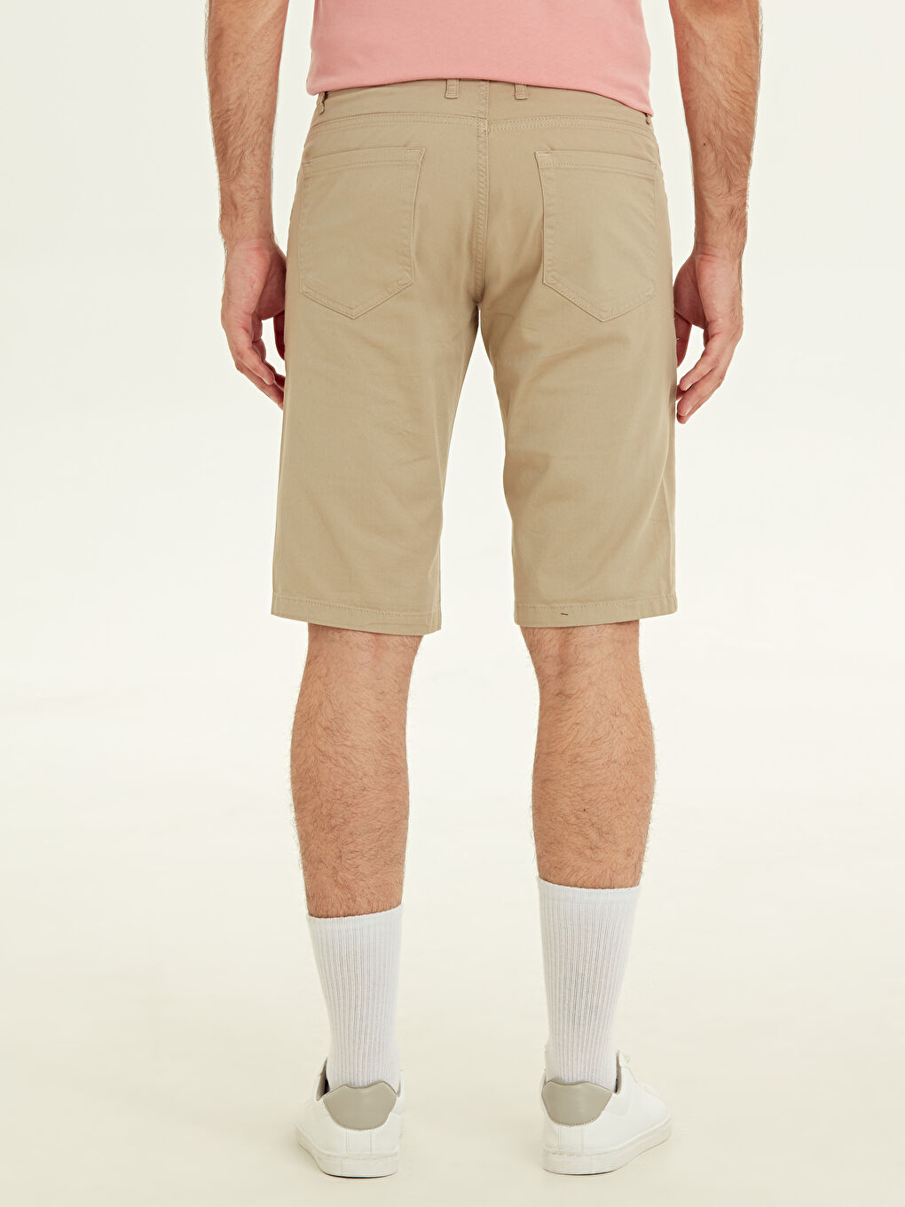 Uski kroj Bermuda Muški Keper Šorts-2