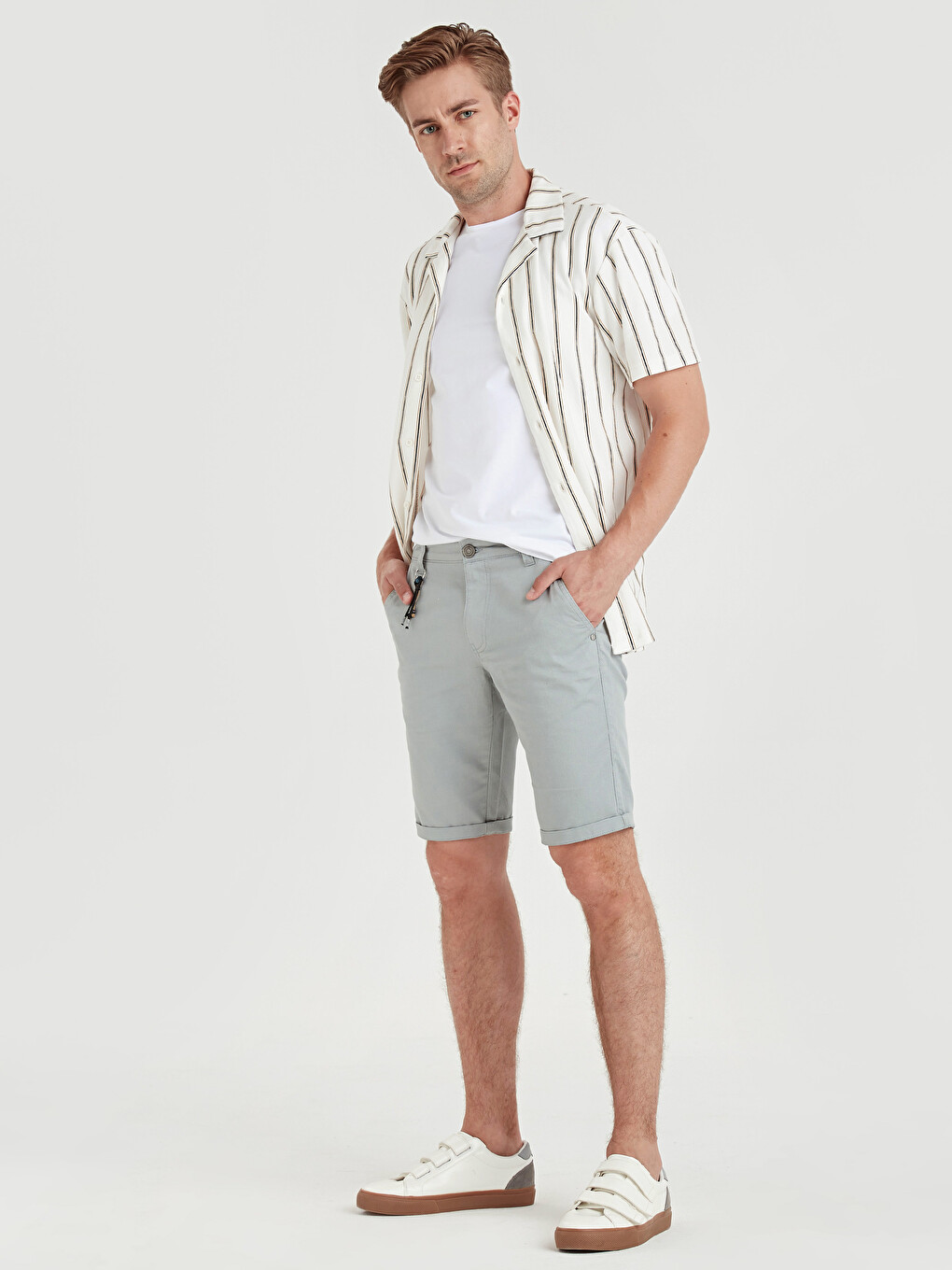 Man Green Shorts