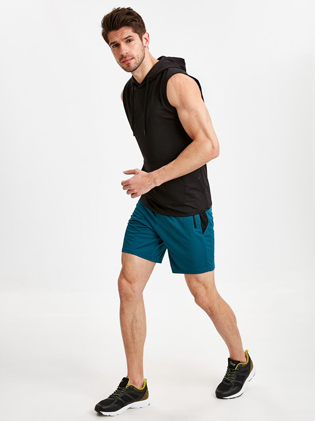 Man PETROL Active Shorts-4