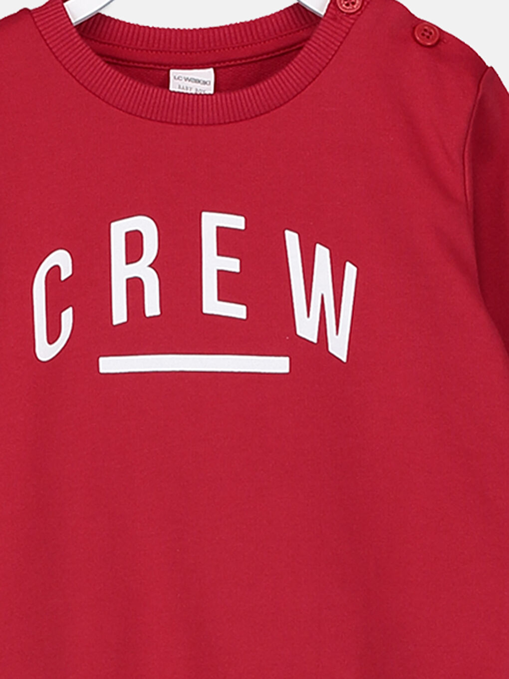 قميص رياضي أحمر طفل صغير-3