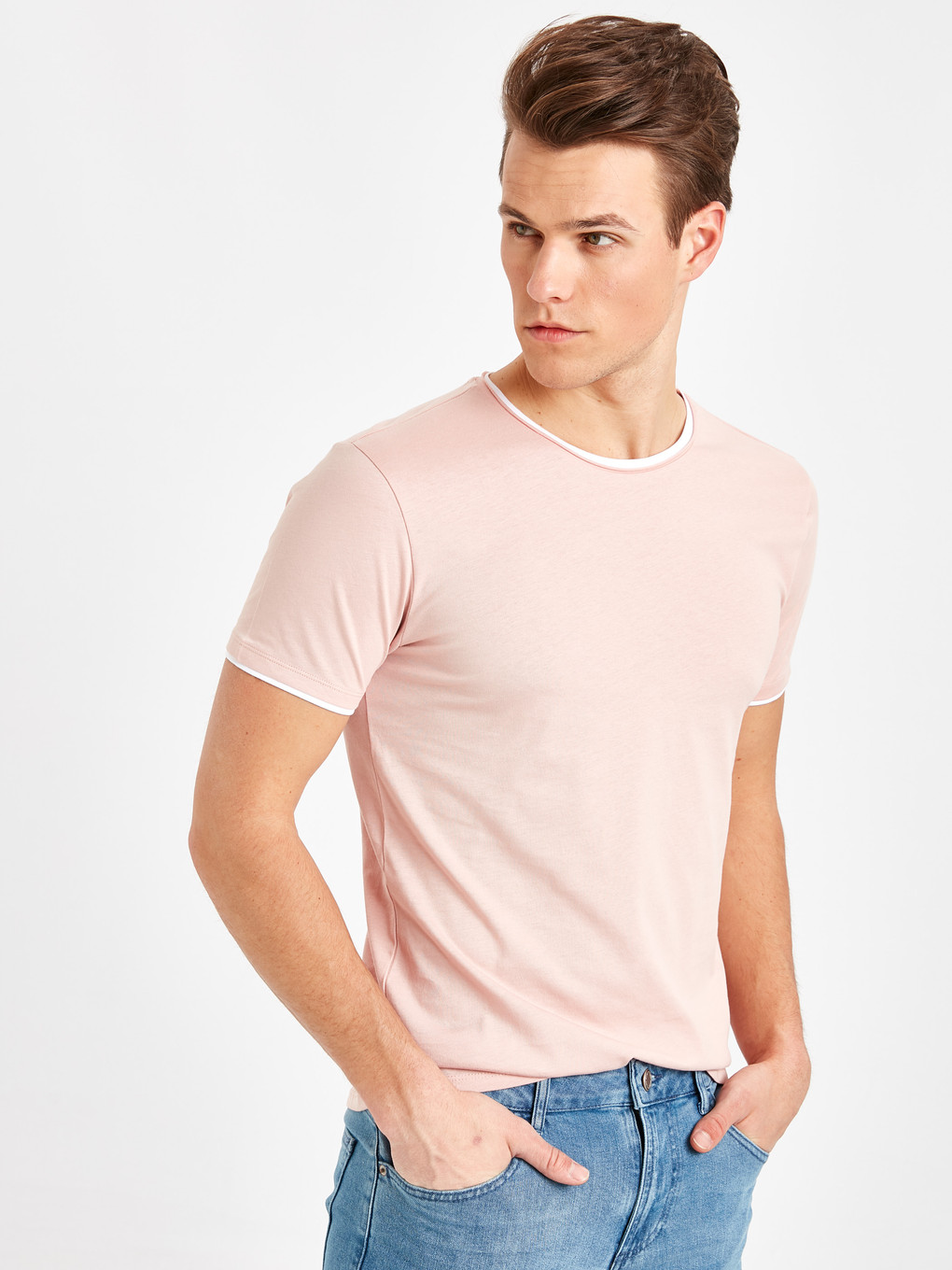 Açık Pembe Tişört-1