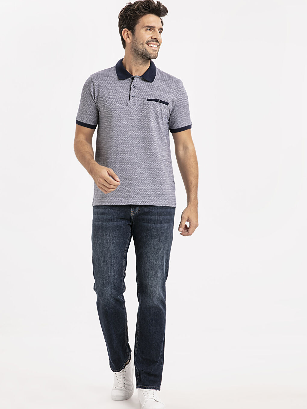 Man NAVY T-Shirt -9SJ132Z8-ELC