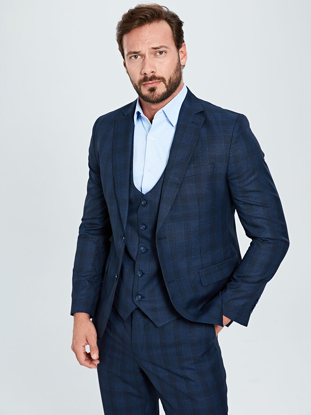 Lacivert Blazer Ceket