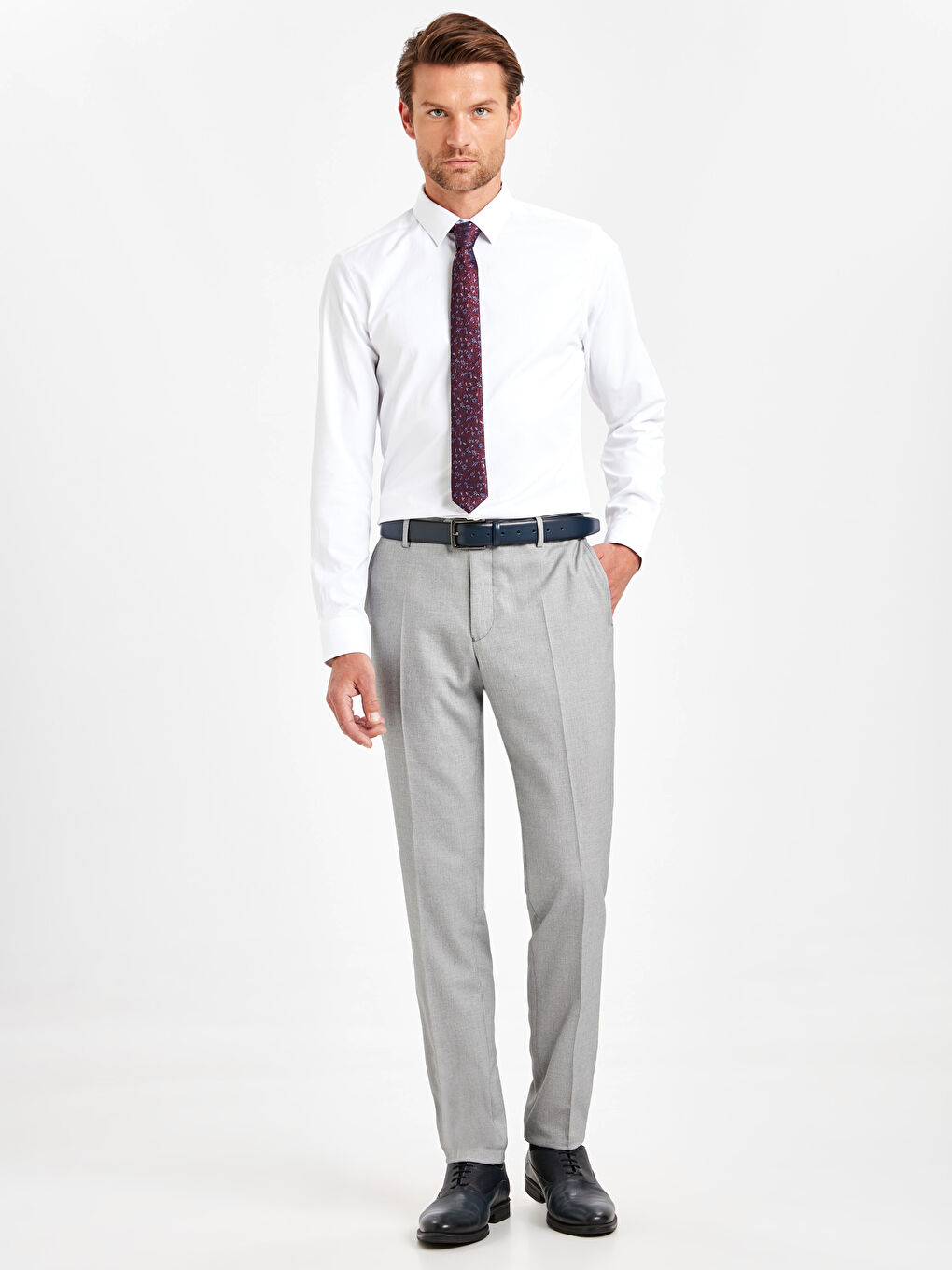 Мужские брюки слим фит