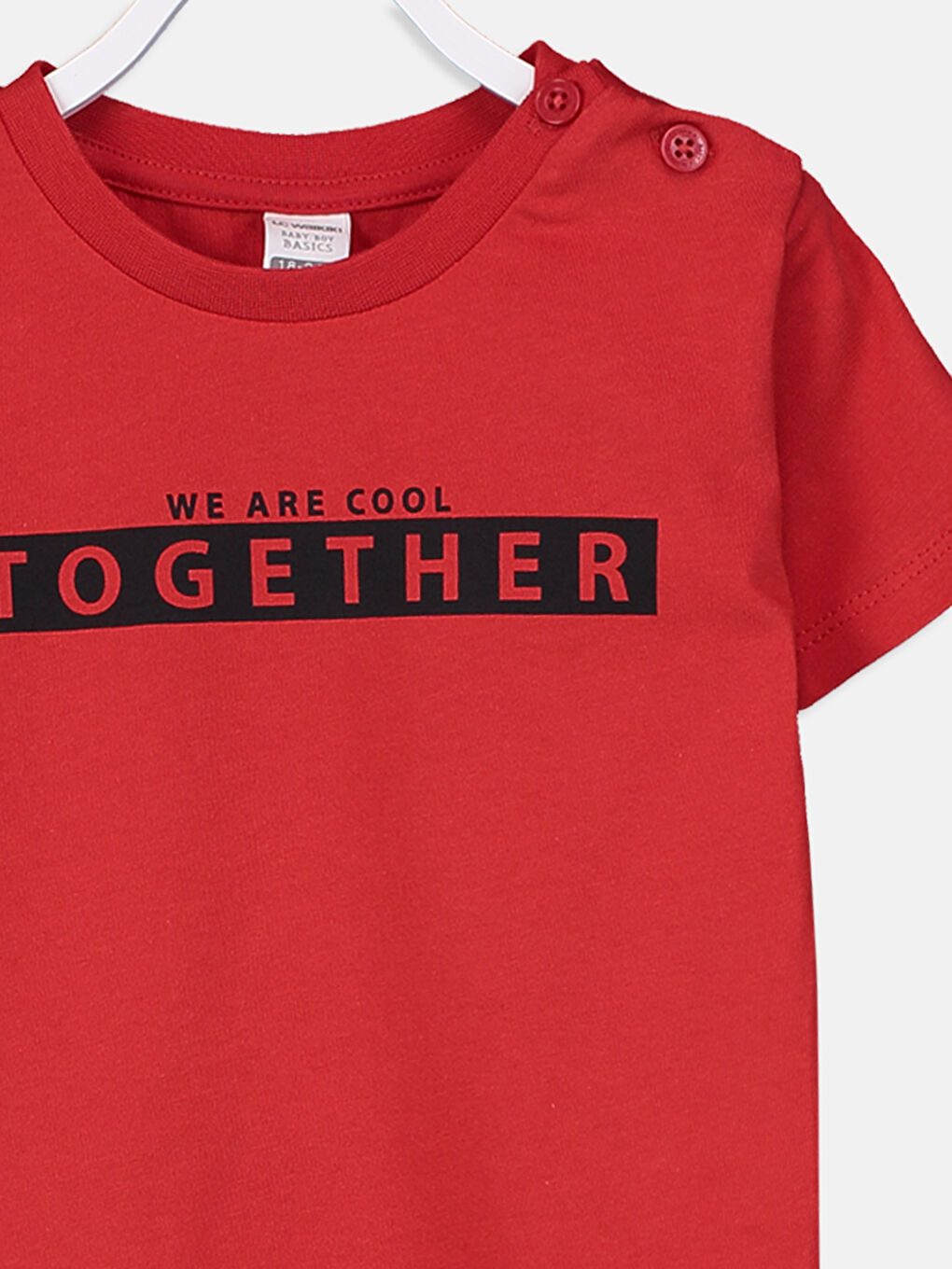 T-shirt ROUGE Bébé garçon -2