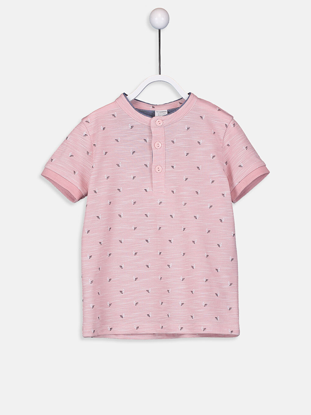 Pembe Pike Erkek Tişört