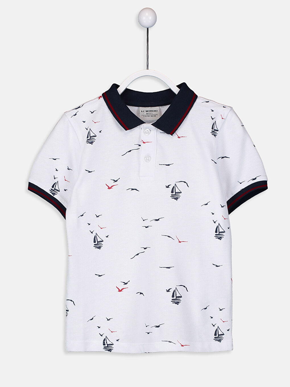 Ұлдар ақ Футболка-1