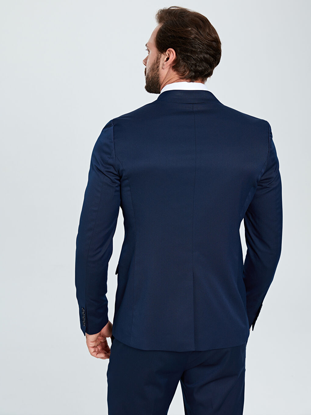 Lacivert Blazer Ceket-4