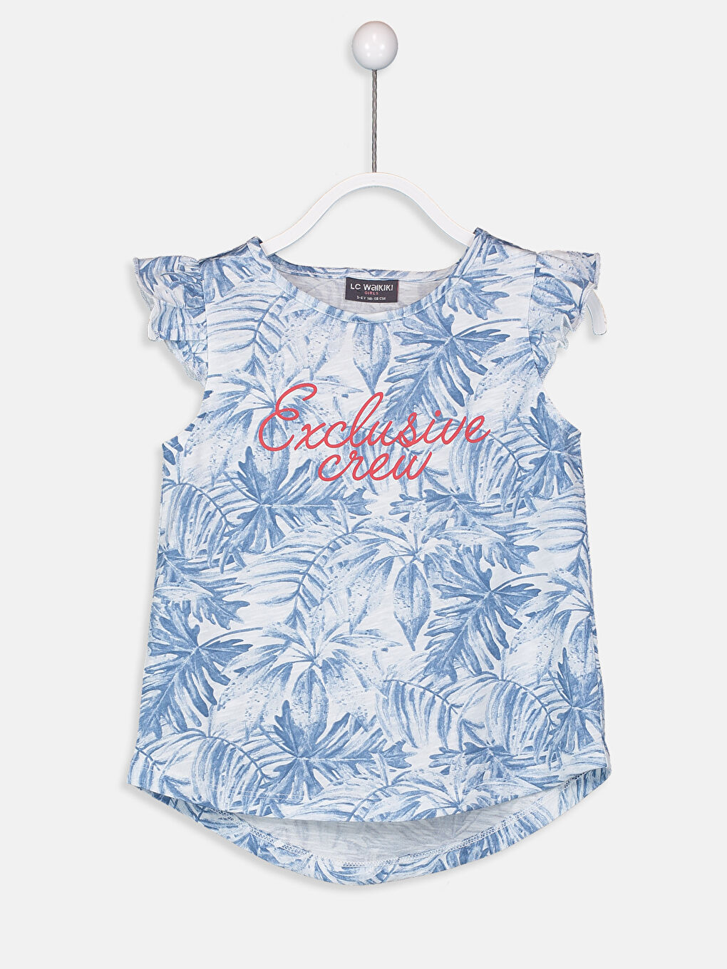 Girl's Figured Cotton T-Shirt