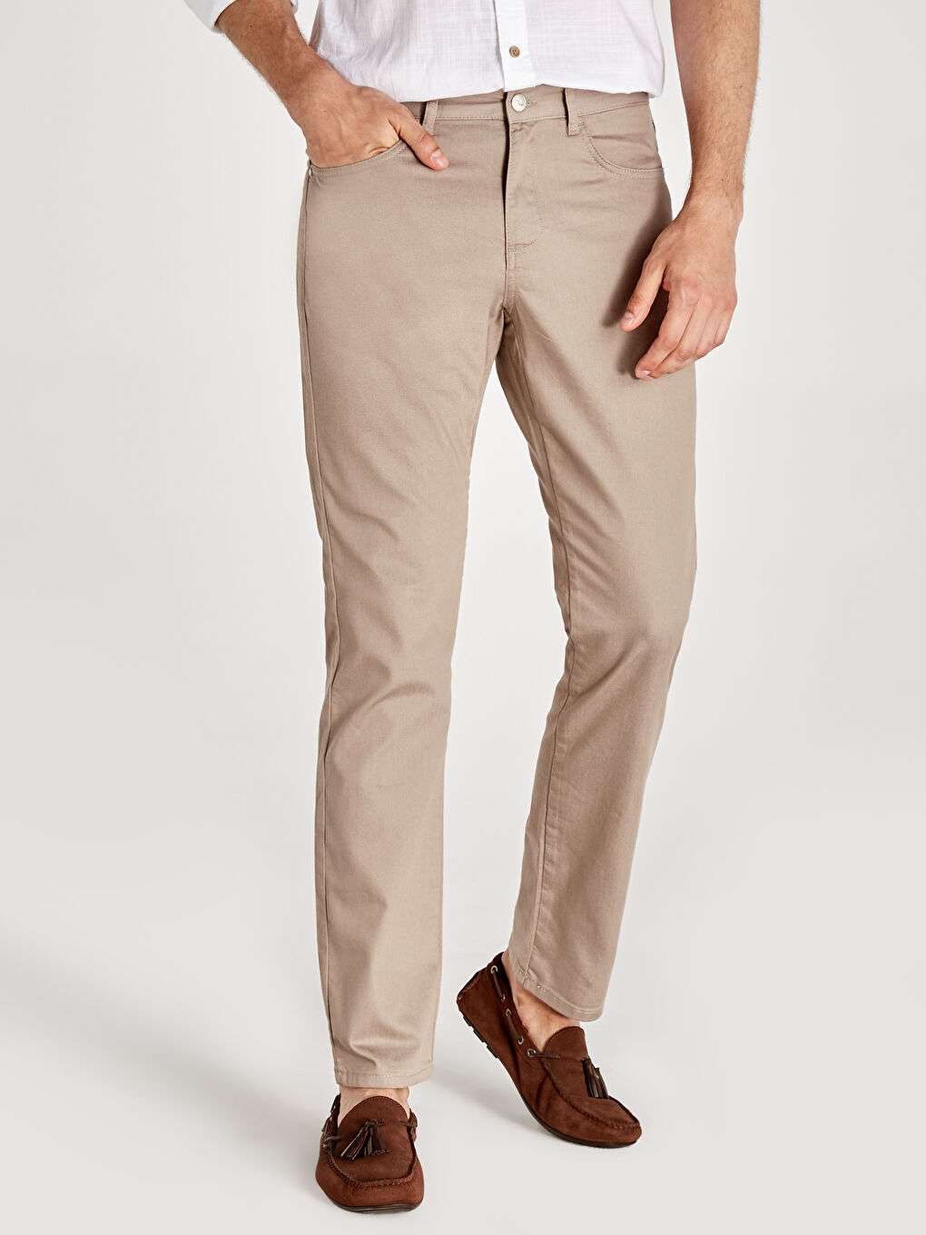 Pantalon BEIGE Homme-1