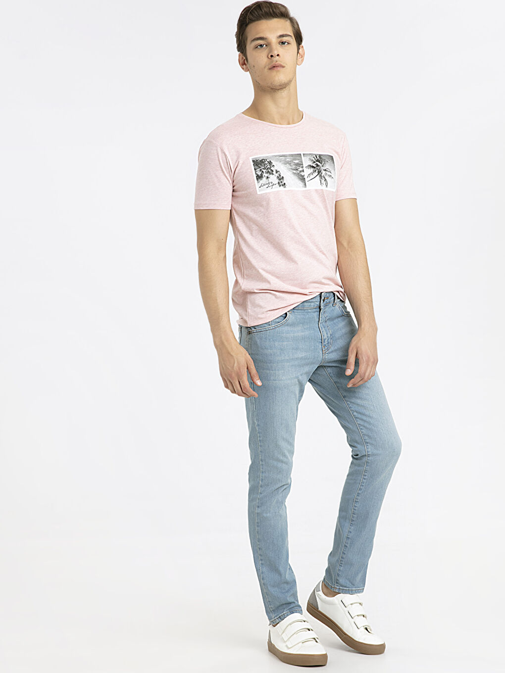 Чоловік РОЖЕВИЙ Футболка-3