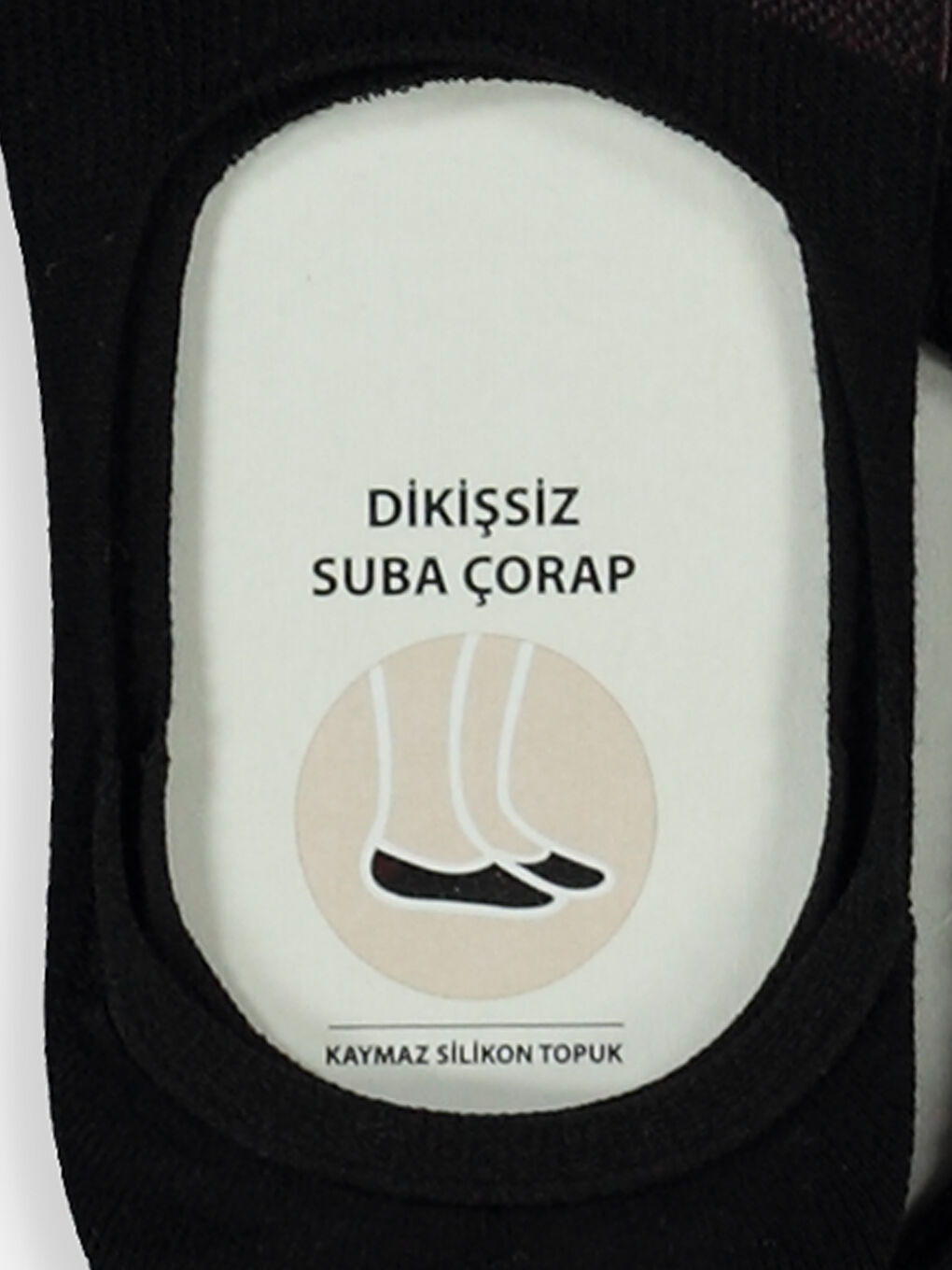 Karışık Renk İpliği Boyalı Babet Çorap-4