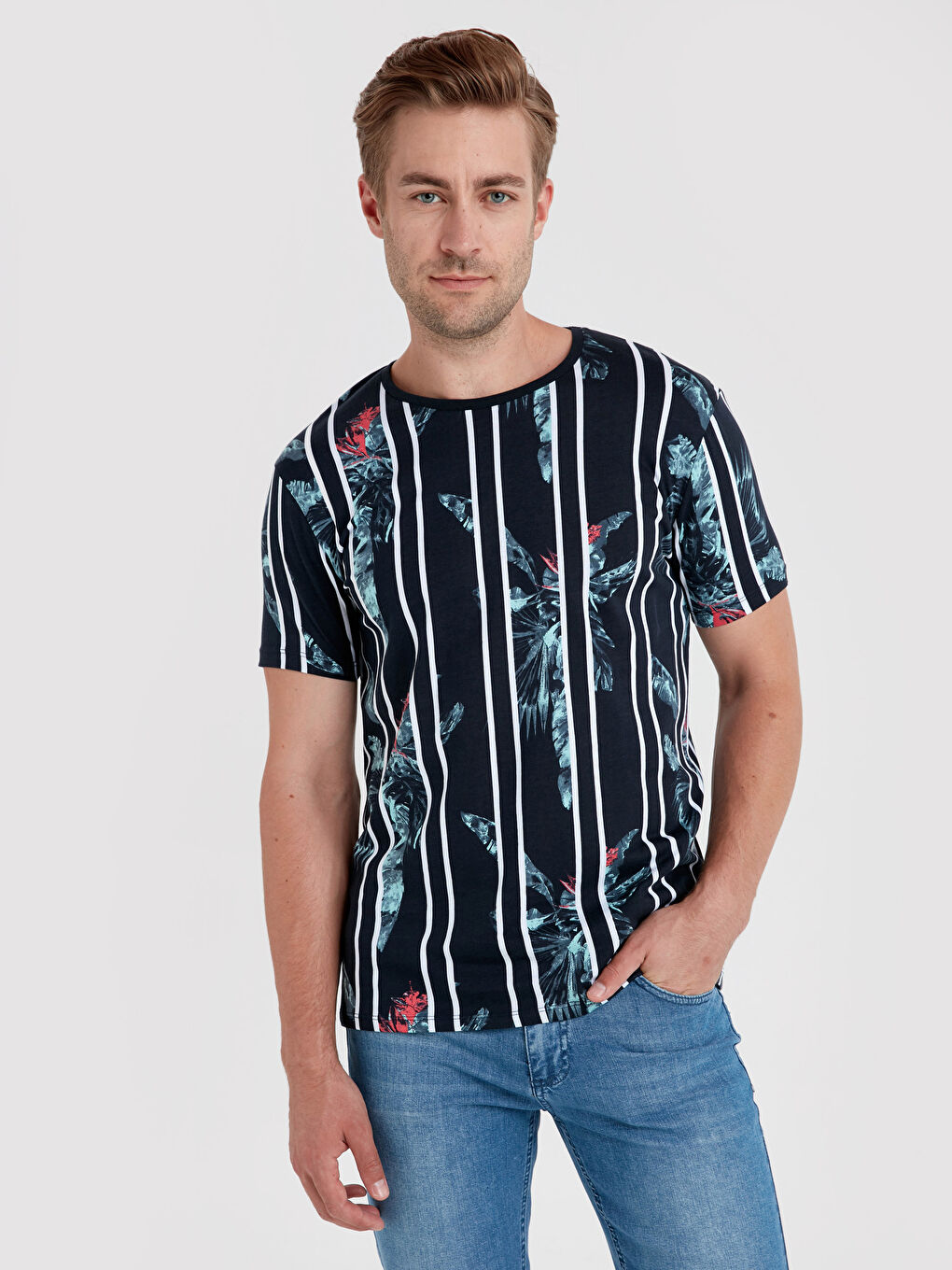 Koyu Lacivert Tişört-2