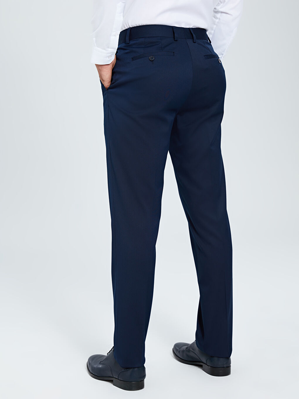 Lacivert Gabardin Erkek Pantolon-4